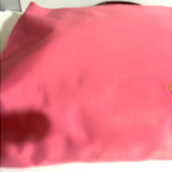 Longchamp le pliage pink decs folding documents case bag Tote salmon bag - Picture 5 of 12